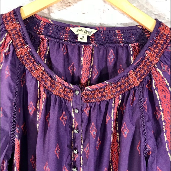 Lucky Brand pullover tunic. EUC - Picture 2 of 5